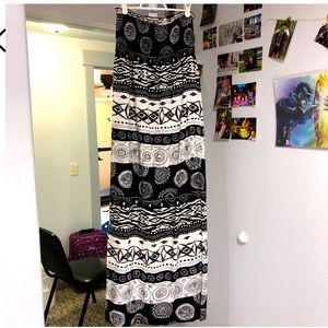 Black and white dress or skirt